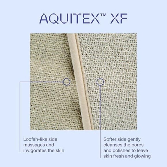 AQUIS Double-Sided Exfoliating & Cleansing Back Scrubber Beige or Black - Picture 2 of 12